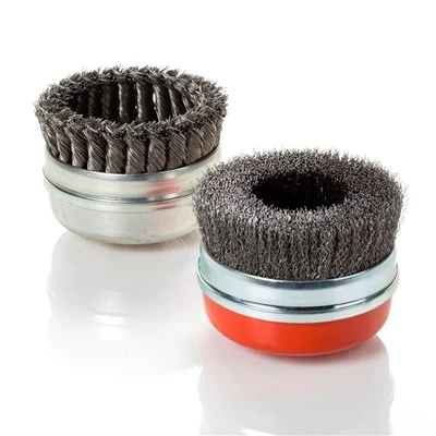 DELUN 2.5 Inch Twisted Cup Brush For Polishing In High Performance