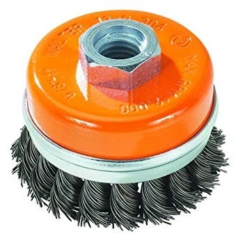 DELUN 2.5 Inch Twisted Cup Brush For Polishing In High Performance